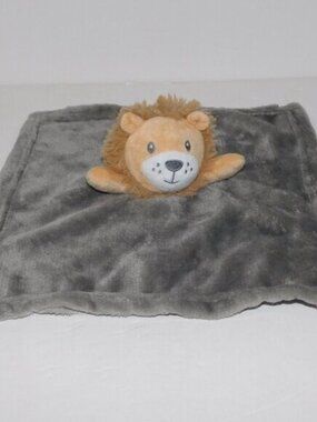 George Brown Lion Gray Security Blanket Plush Baby Lovey Nunu soother Comforter